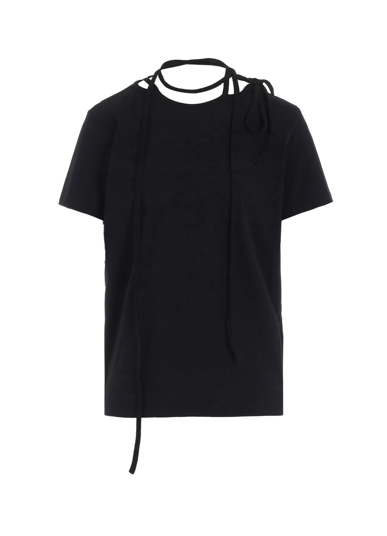 COTTON SINGLE JERSEY R-BINDER SHORT SLV T sold by Yohji Yamamoto