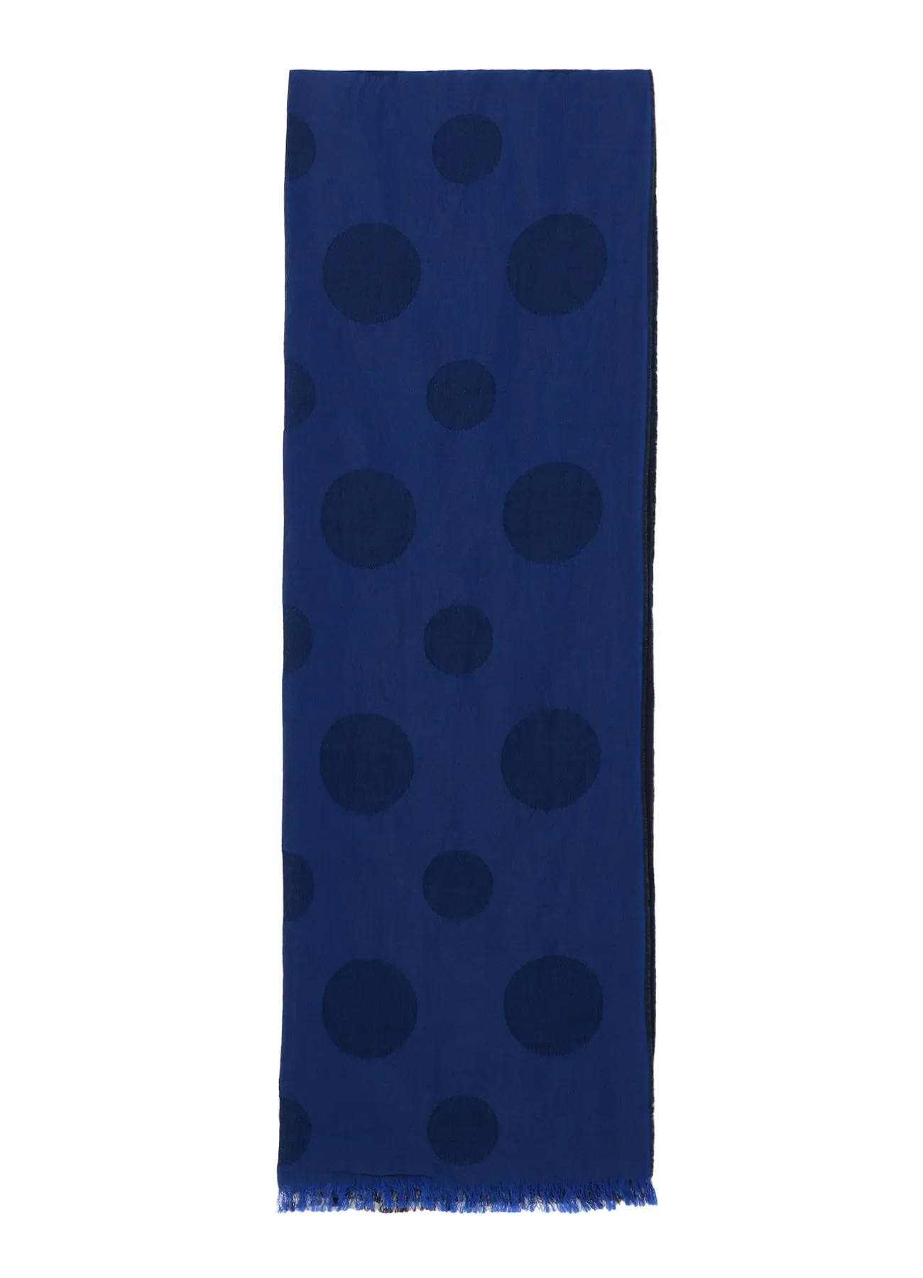 JACQUARD PANEL POLKA DOT SCARF sold by Yohji Yamamoto product image thumbnail 3