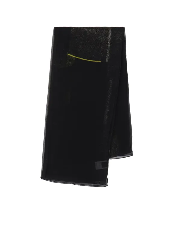 CUPRO CHIFFON BIG SCARF sold by Yohji Yamamoto