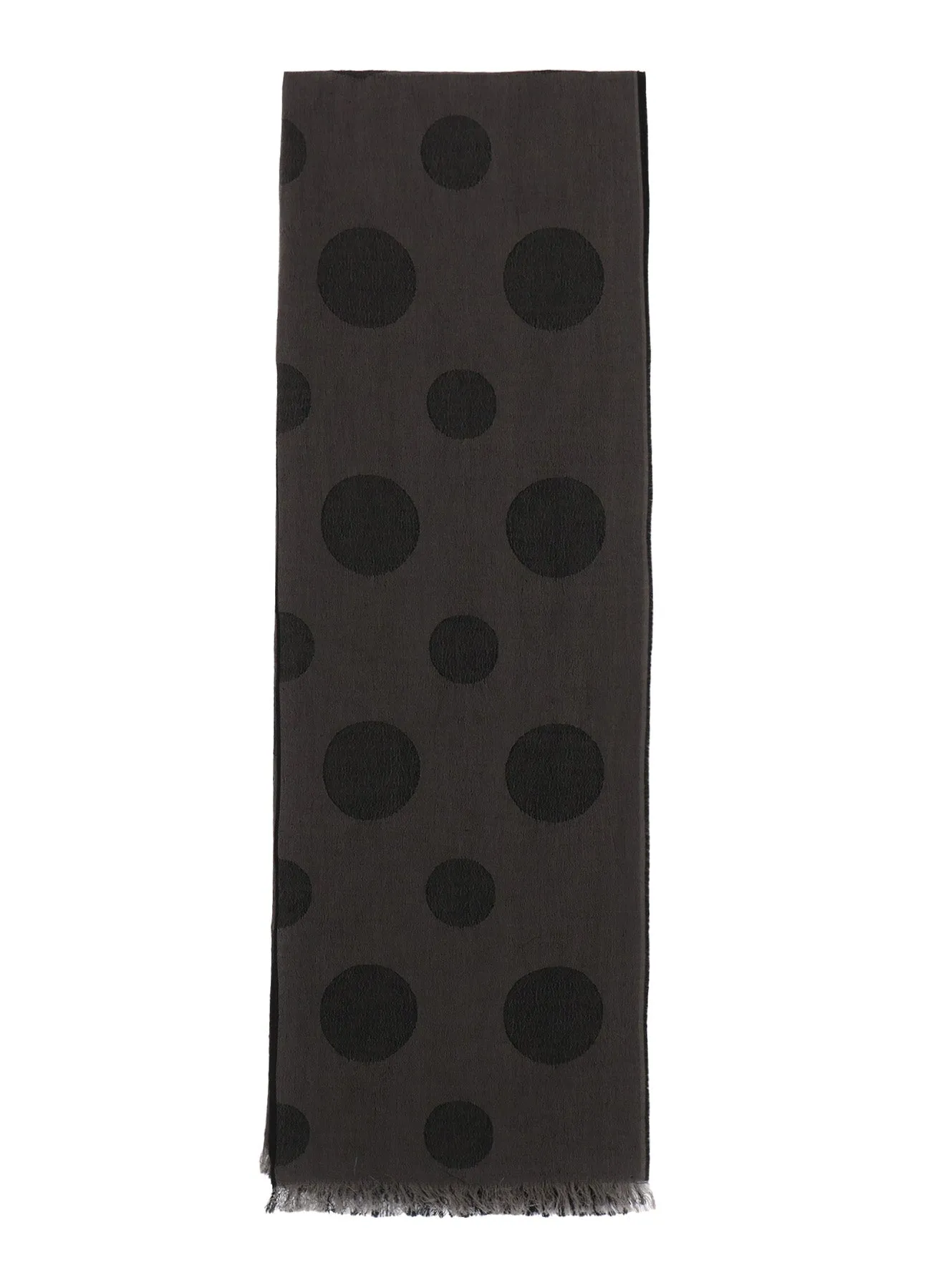 JACQUARD PANEL POLKA DOT SCARF sold by Yohji Yamamoto product image thumbnail 3
