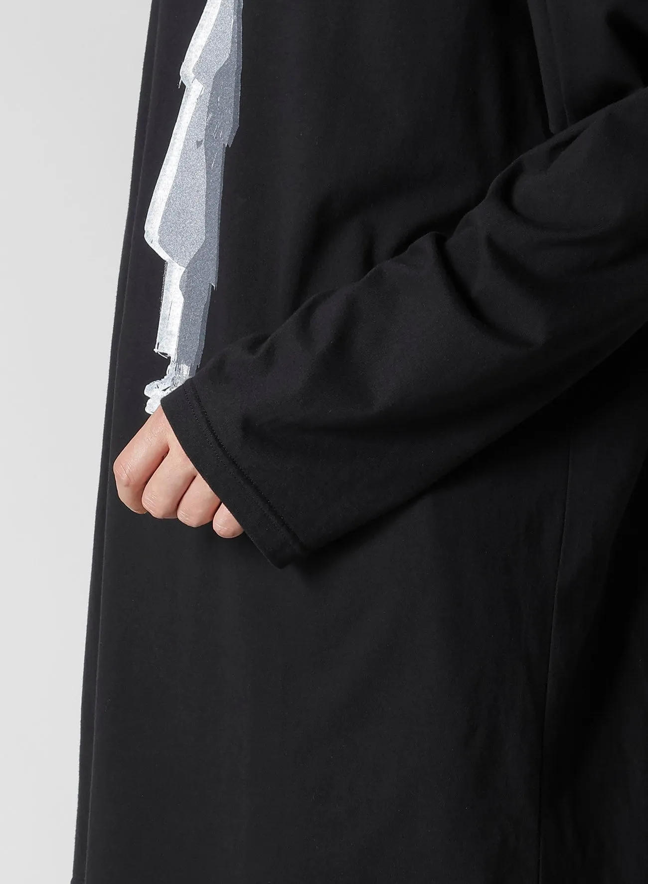 SINGLE JERSEY PRINT LONG SLEEVE B sold by Yohji Yamamoto product image thumbnail 4