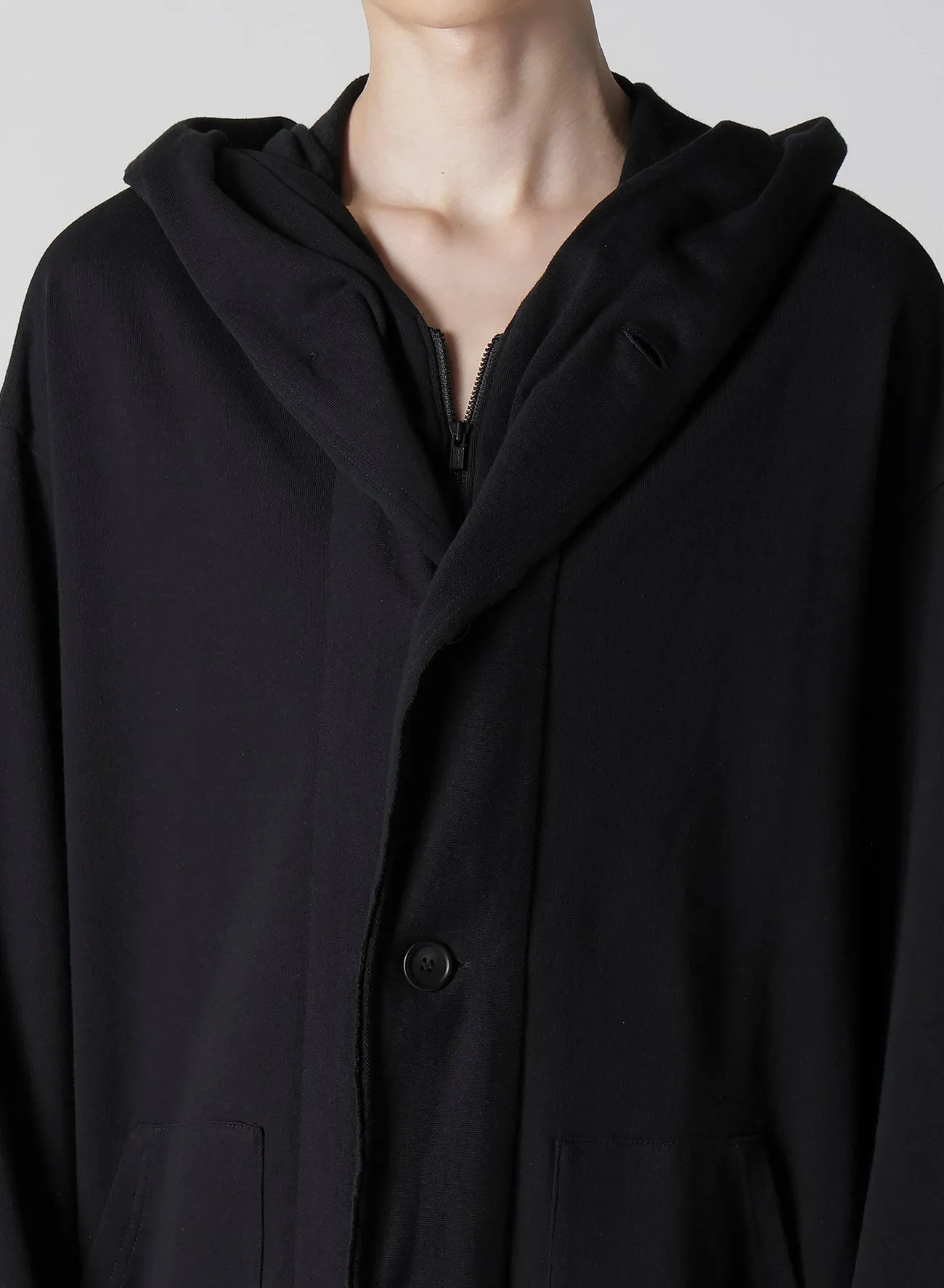 REGULATION HOODED COAT sold by Yohji Yamamoto product image thumbnail 3
