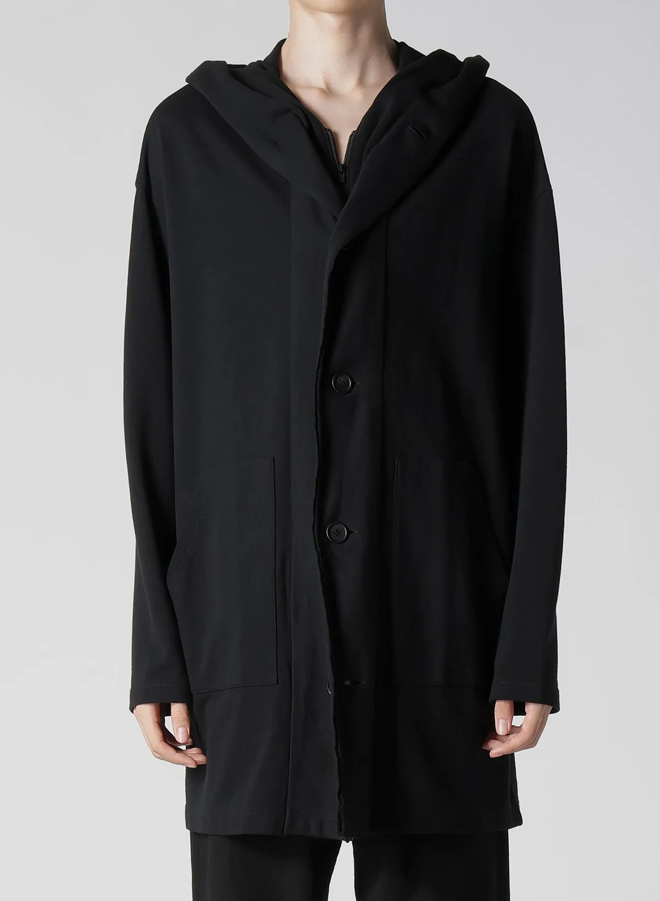 REGULATION HOODED COAT sold by Yohji Yamamoto product image thumbnail 2