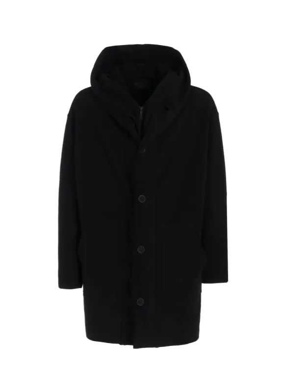 REGULATION HOODED COAT sold by Yohji Yamamoto