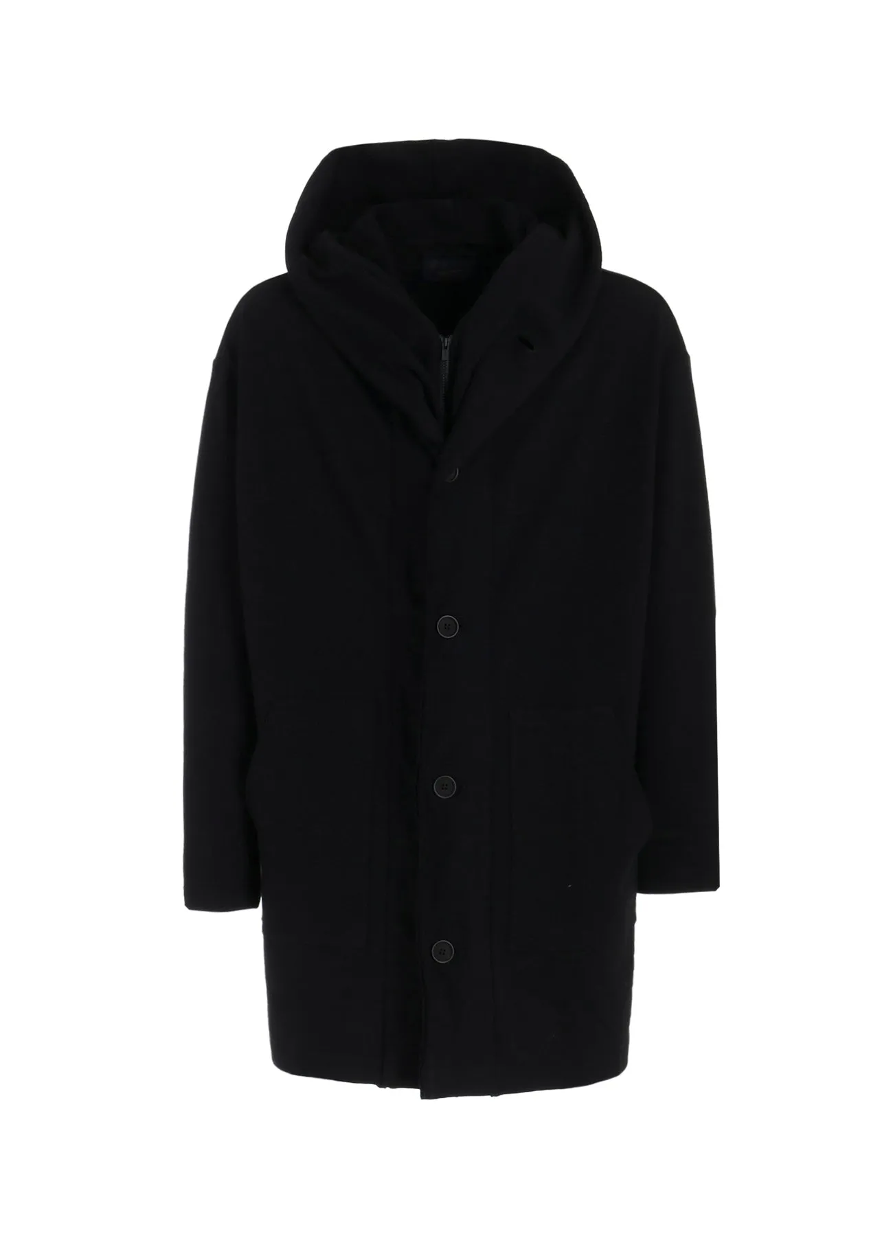 REGULATION HOODED COAT sold by Yohji Yamamoto