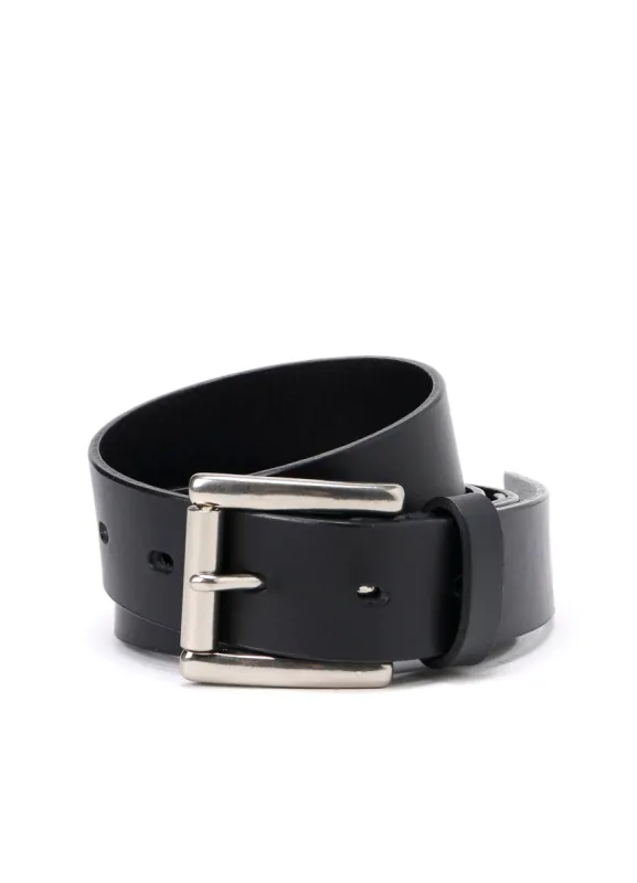 MAT SOFT OIL 30MM PLAIN BELT made by Yohji Yamamoto