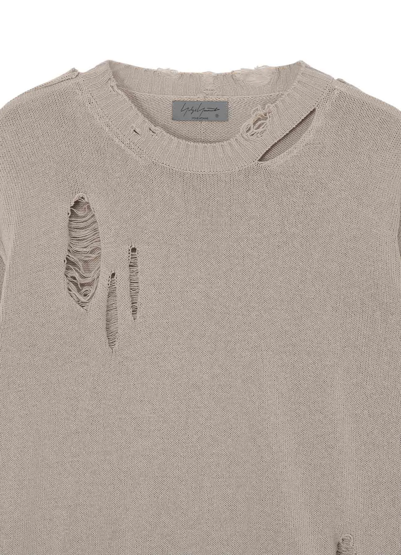 7G2P JERSEY ROUND NECK KNIT sold by Yohji Yamamoto product image thumbnail 4