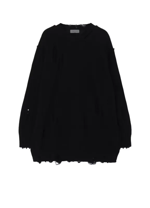 7G2P JERSEY  ROUND NECK KNIT sold by Yohji Yamamoto