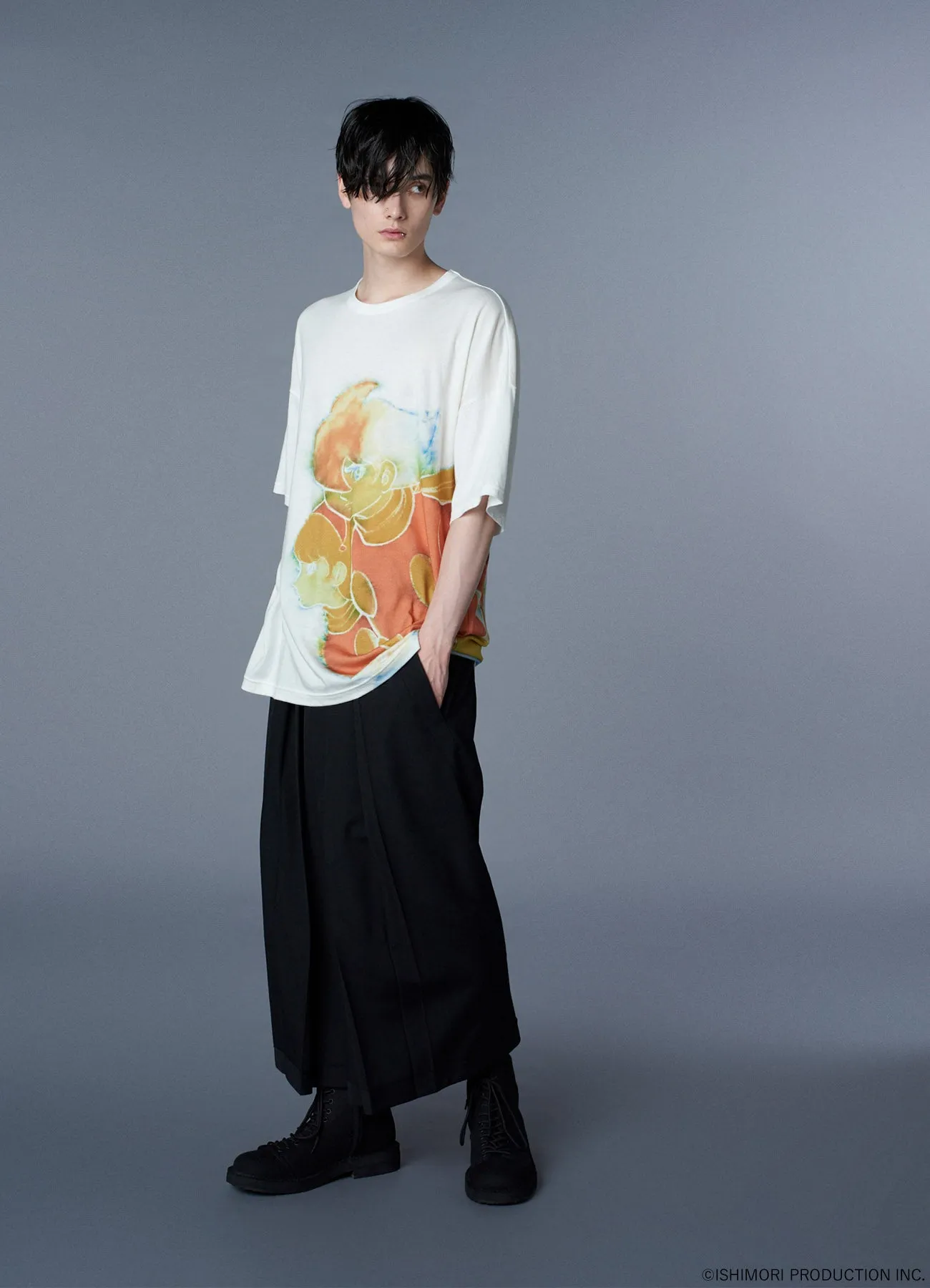 Ground Y×Cyborg 009 60th CYBORG 009 & CYBORG 003 WATERCOLOR SHORT SLEEVE T-SHIRT sold by Yohji Yamamoto product image thumbnail 2