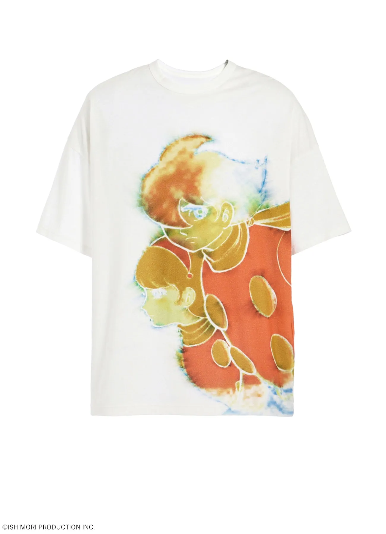 Ground Y×Cyborg 009 60th CYBORG 009 & CYBORG 003 WATERCOLOR SHORT SLEEVE T-SHIRT sold by Yohji Yamamoto