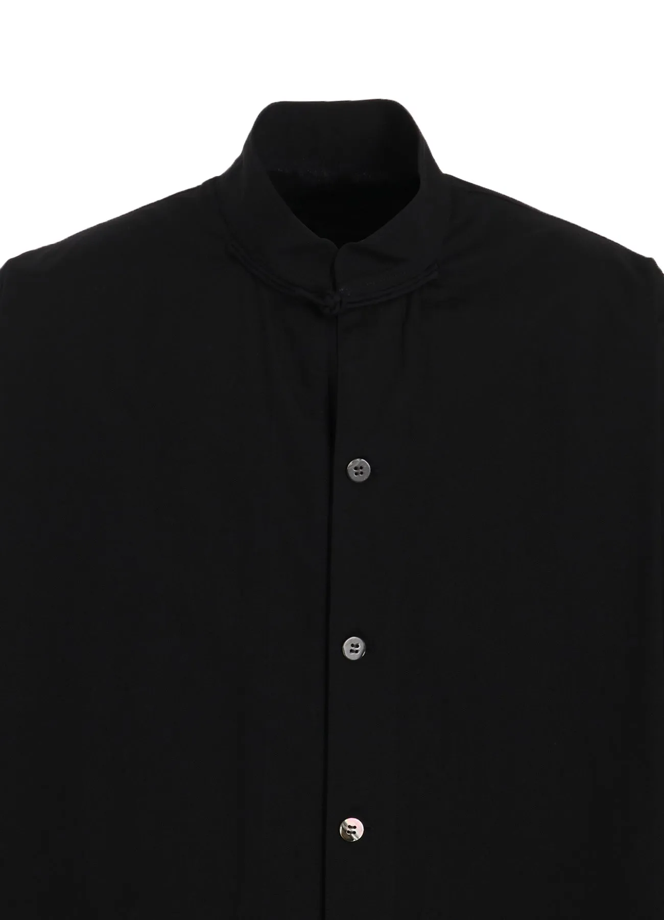 100/2 BROAD SHIRT WITH STAND COLLAR sold by Yohji Yamamoto product image thumbnail 5
