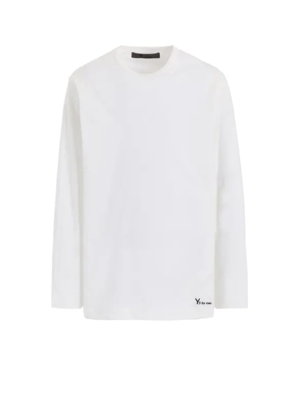 Y's for men LOGO PRINT LONG SLEEVE T-SHIRTS sold by Yohji Yamamoto