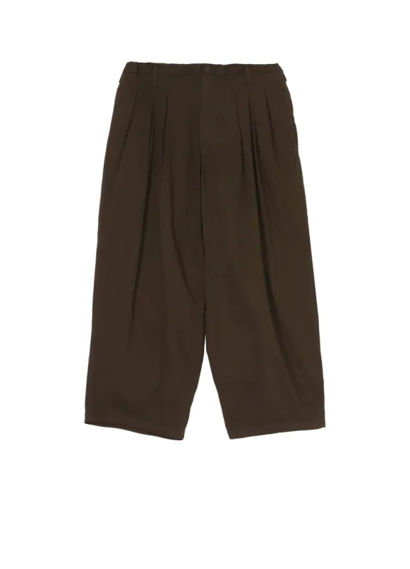 GARMENT DYED KATSURAGI PANTS WITH 12-TUCKS sold by Yohji Yamamoto