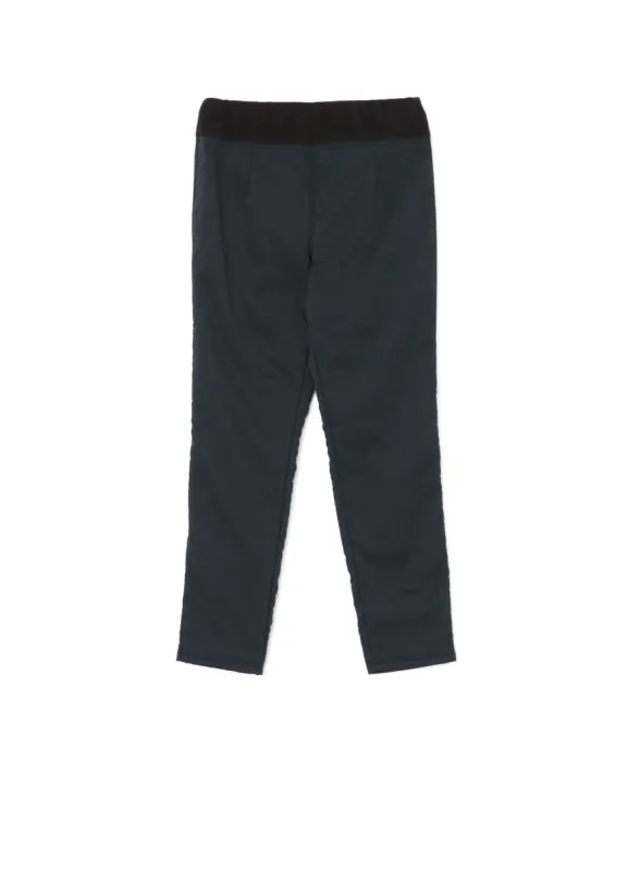 STRETCH TAFFETA + FLEECE SLIM PANTS sold by Yohji Yamamoto