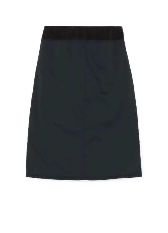 STRETCH TAFFETA + FLEECE SKIRT sold by Yohji Yamamoto