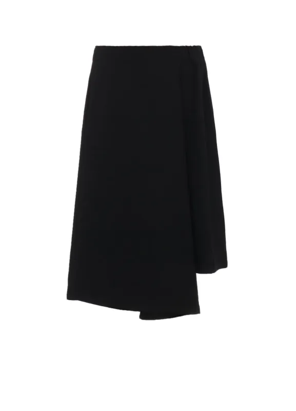 DOUBLE SATIN ASYMMETRY PANTS sold by Yohji Yamamoto