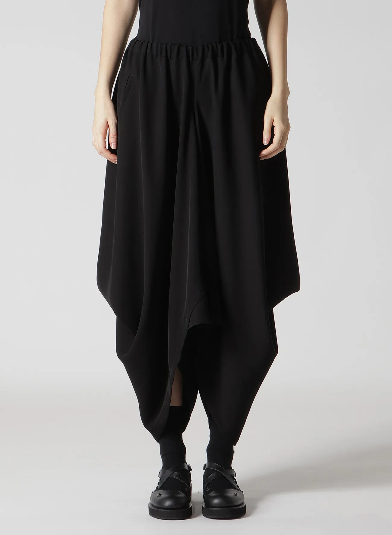 DOUBLE SATIN BOX PANTS sold by Yohji Yamamoto product image thumbnail 5