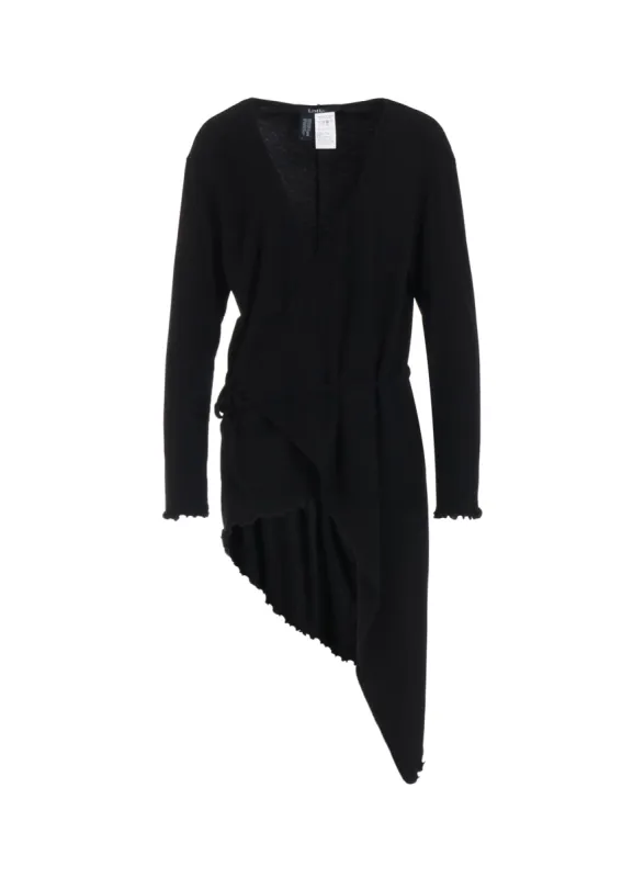 RIB STITCH HEM SQUARE CARDIGAN sold by Yohji Yamamoto