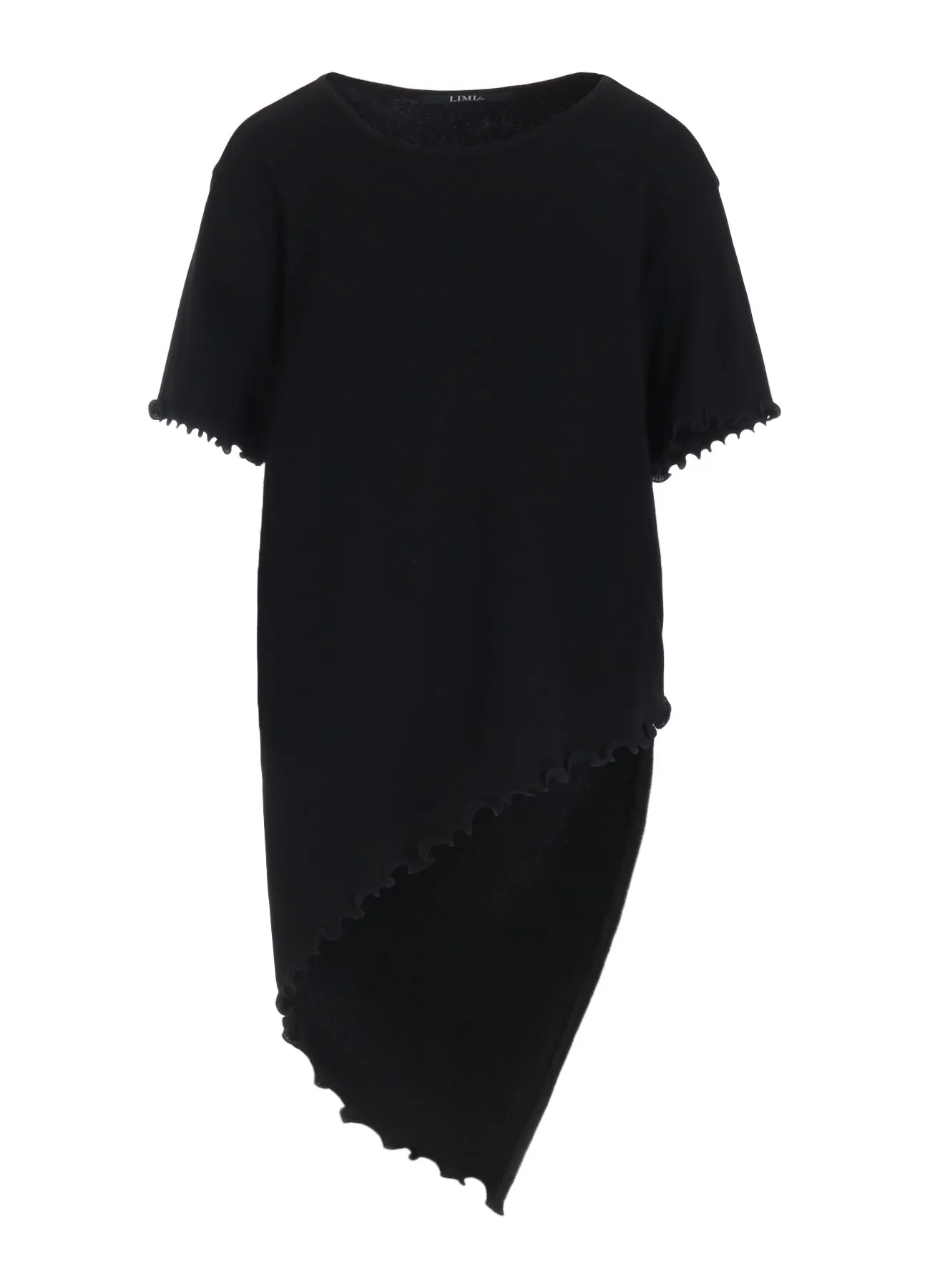 RIB STITCH SQUARE HEM T-SHIRT sold by Yohji Yamamoto product image thumbnail 2