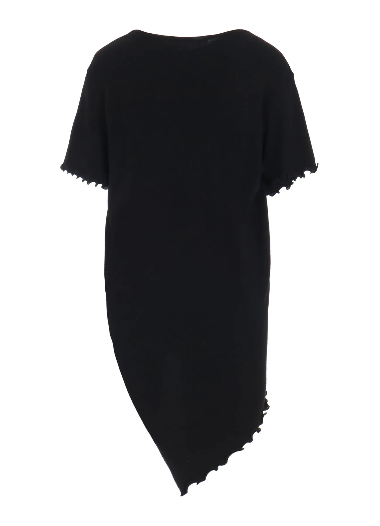 RIB STITCH SQUARE HEM T-SHIRT sold by Yohji Yamamoto product image thumbnail 3