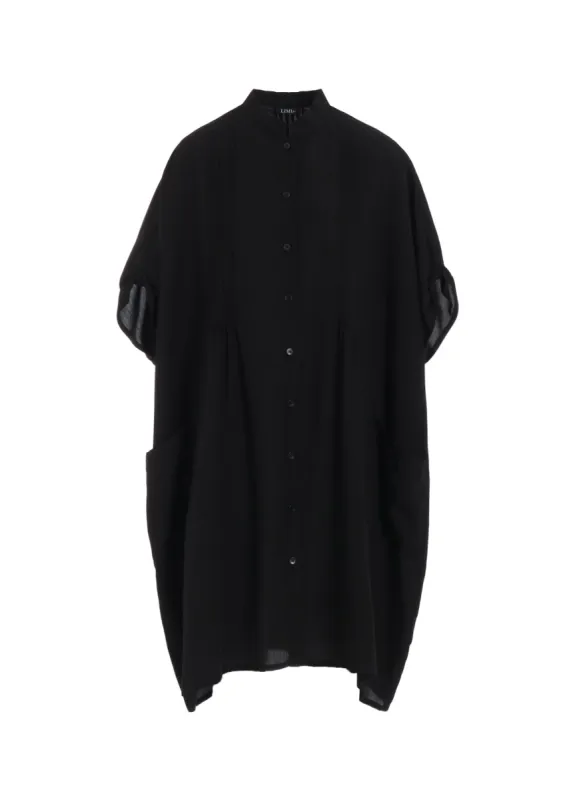 POPLIN PINTUCK DRESS sold by Yohji Yamamoto