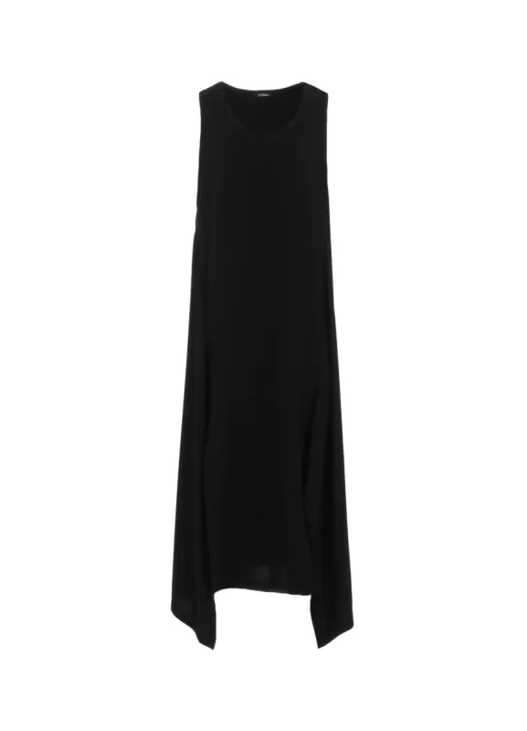 DOUBLE SATIN SLIT DRESS sold by Yohji Yamamoto
