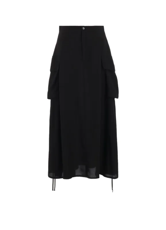 POPLIN SIDE STRING SKIRT sold by Yohji Yamamoto
