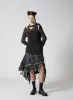 TULLE SLIT LONG SLEEVE T-SHIRT sold by Yohji Yamamoto