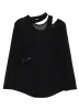 TULLE SLIT LONG SLEEVE T-SHIRT sold by Yohji Yamamoto