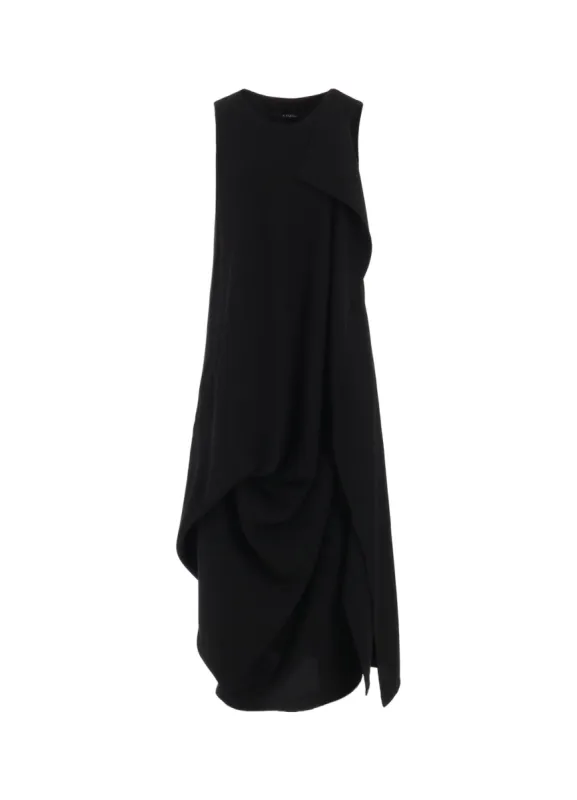 DOUBLE SATIN DRAPING DRESS sold by Yohji Yamamoto