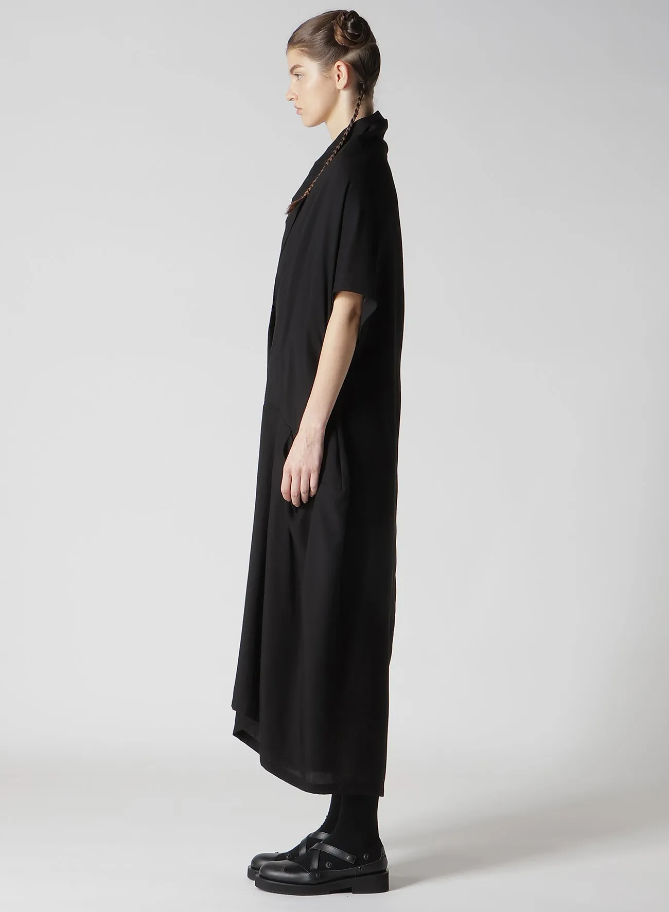 POPLIN KIMONO DRESS sold by Yohji Yamamoto product image thumbnail 5