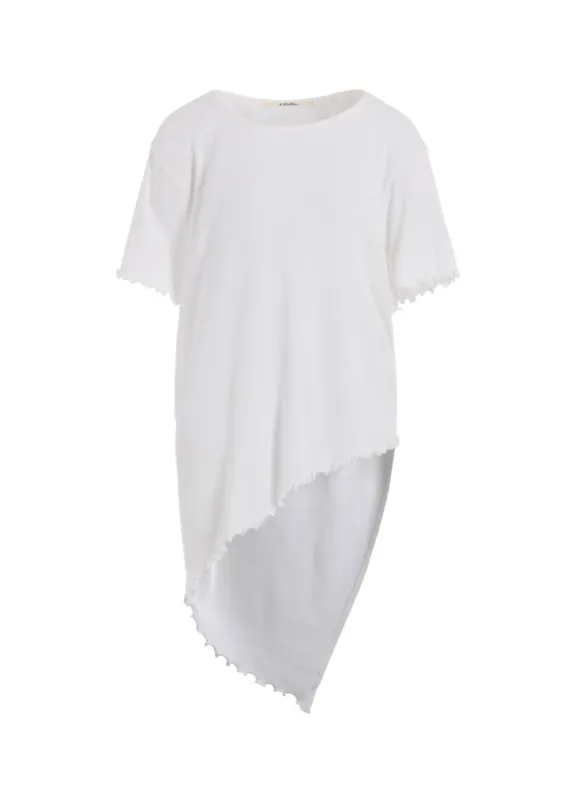 RIB STITCH SQUARE HEM T-SHIRT sold by Yohji Yamamoto