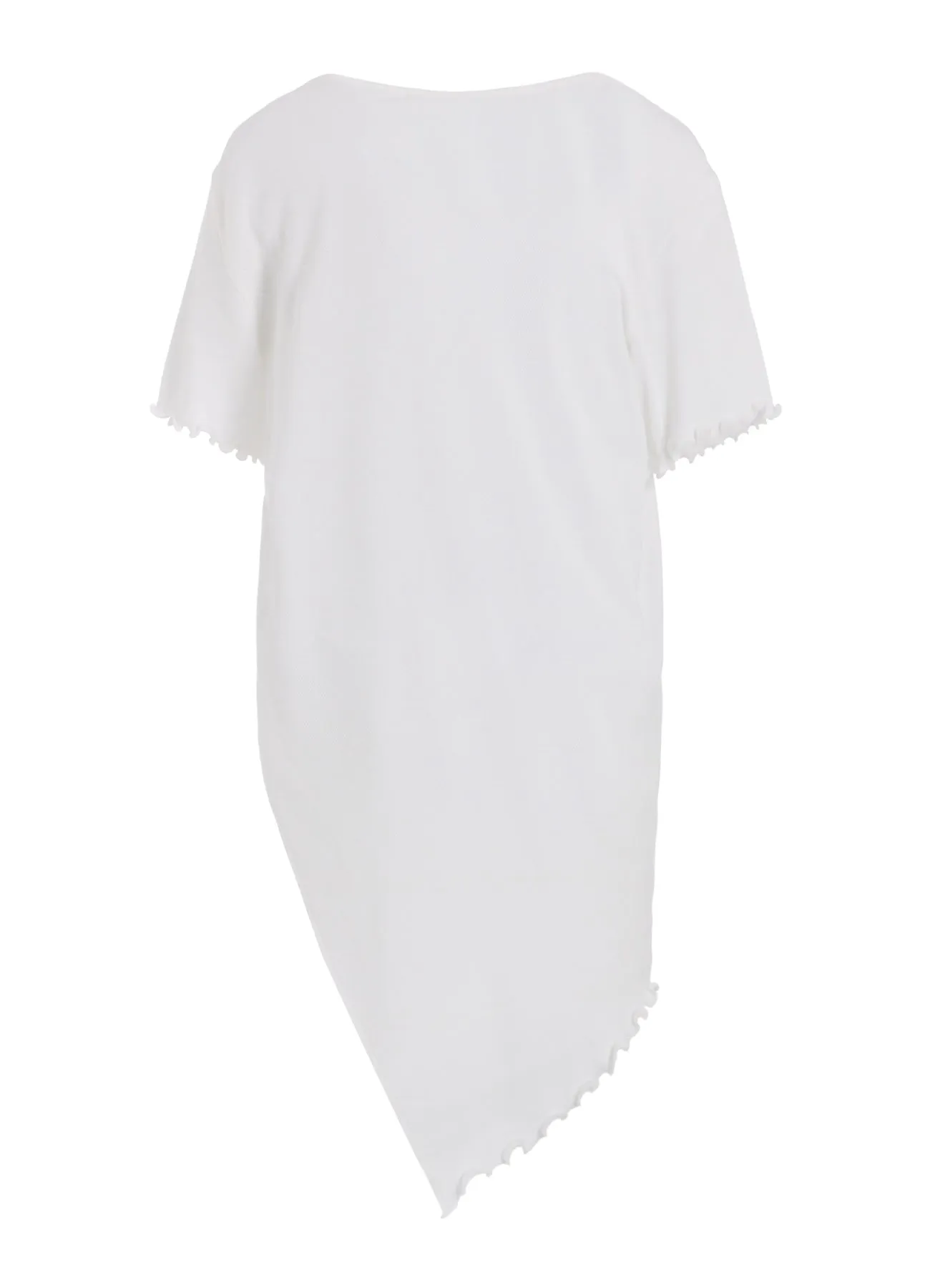 RIB STITCH SQUARE HEM T-SHIRT sold by Yohji Yamamoto product image thumbnail 4