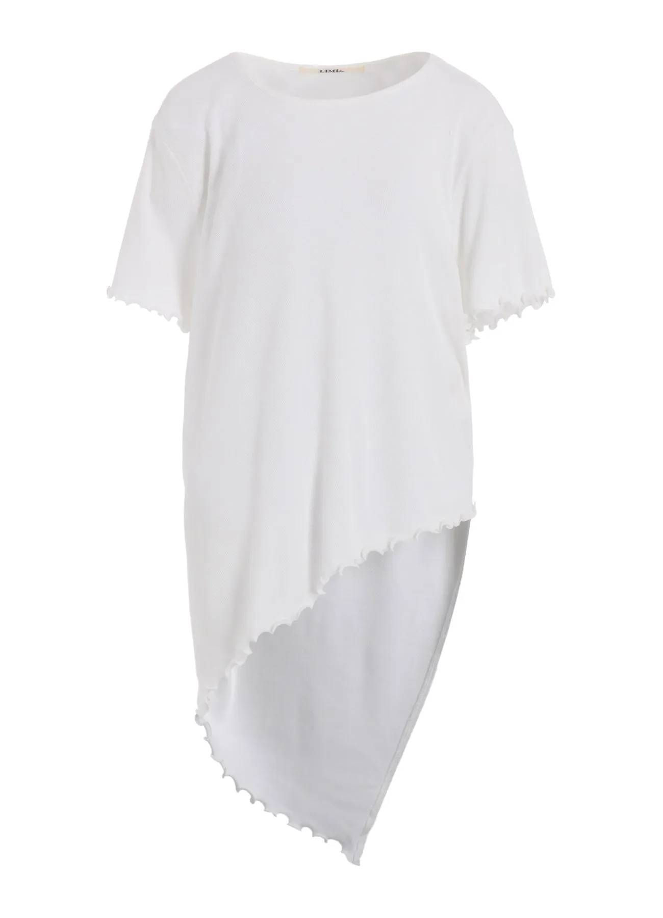 RIB STITCH SQUARE HEM T-SHIRT sold by Yohji Yamamoto product image thumbnail 2