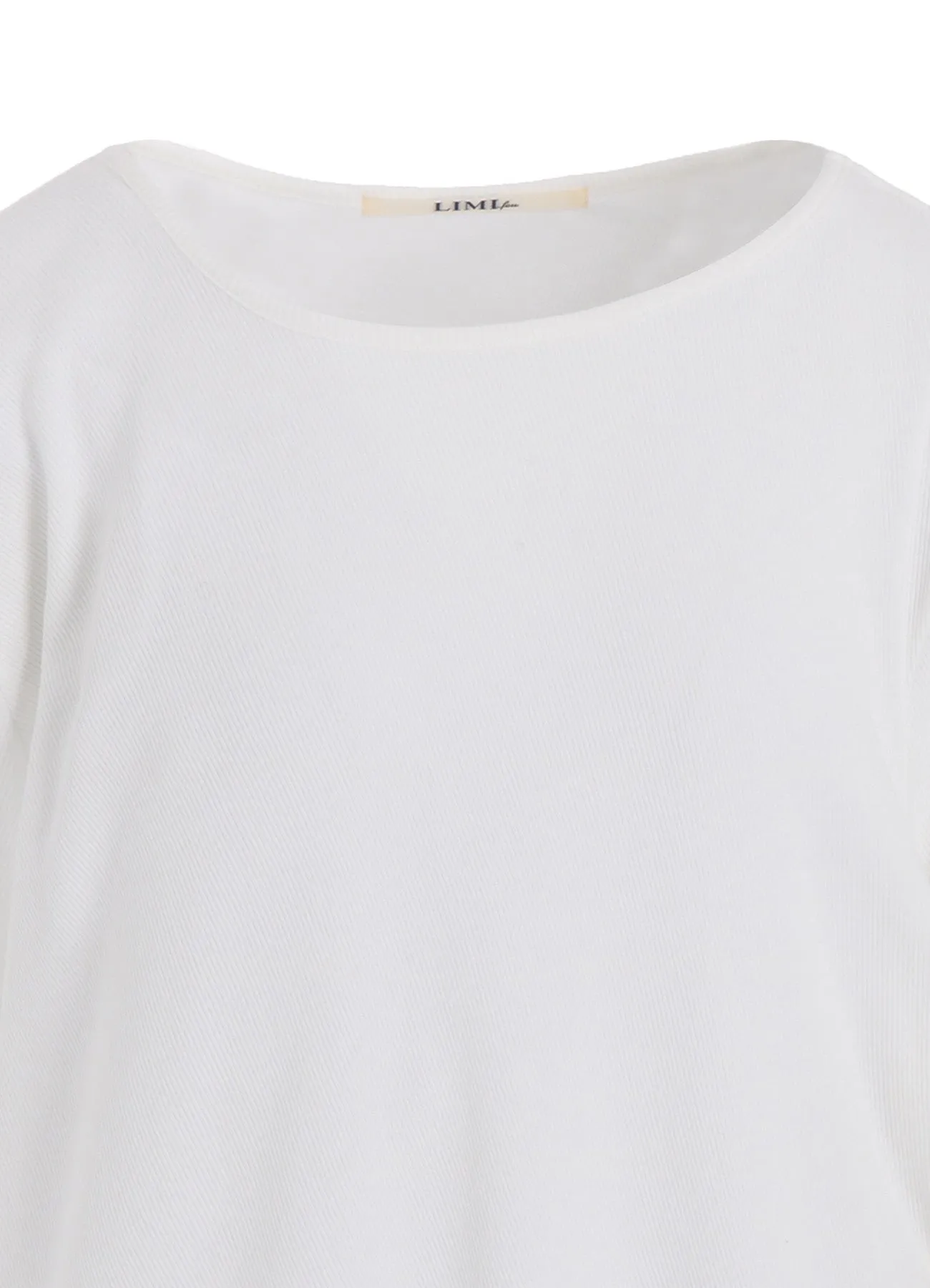 RIB STITCH SQUARE HEM T-SHIRT sold by Yohji Yamamoto product image thumbnail 5