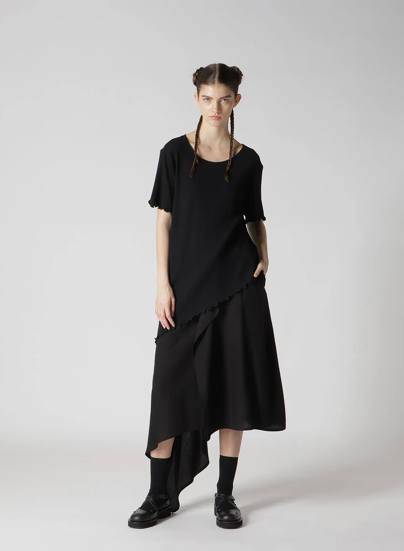 POPLIN WRAP SKIRT sold by Yohji Yamamoto product image thumbnail 4