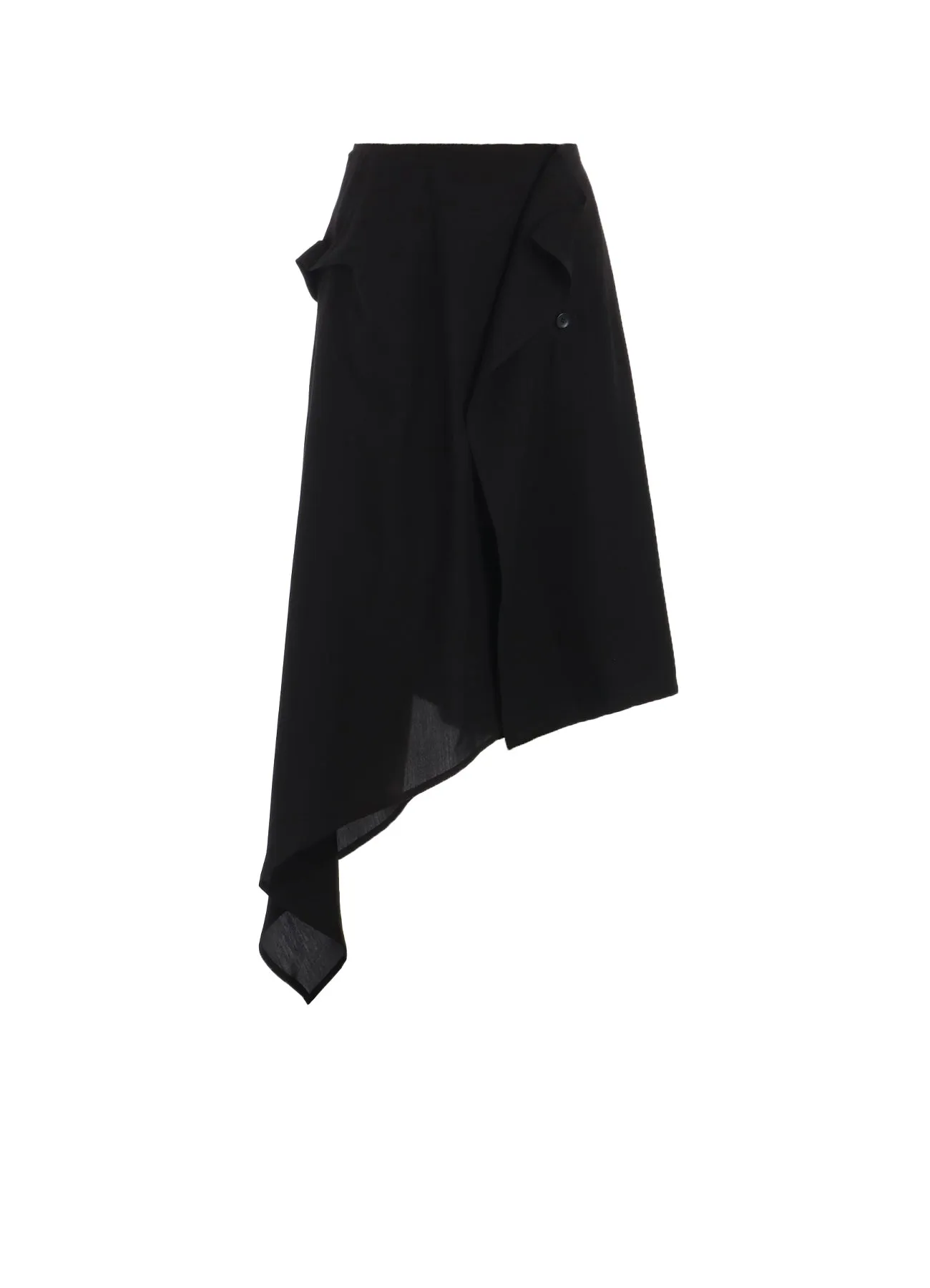 POPLIN WRAP SKIRT sold by Yohji Yamamoto