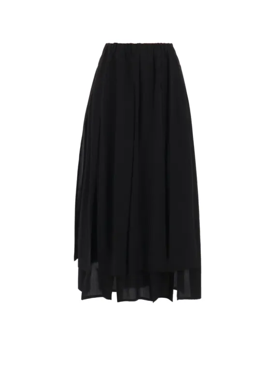 POPLIN PANELED SKIRT sold by Yohji Yamamoto