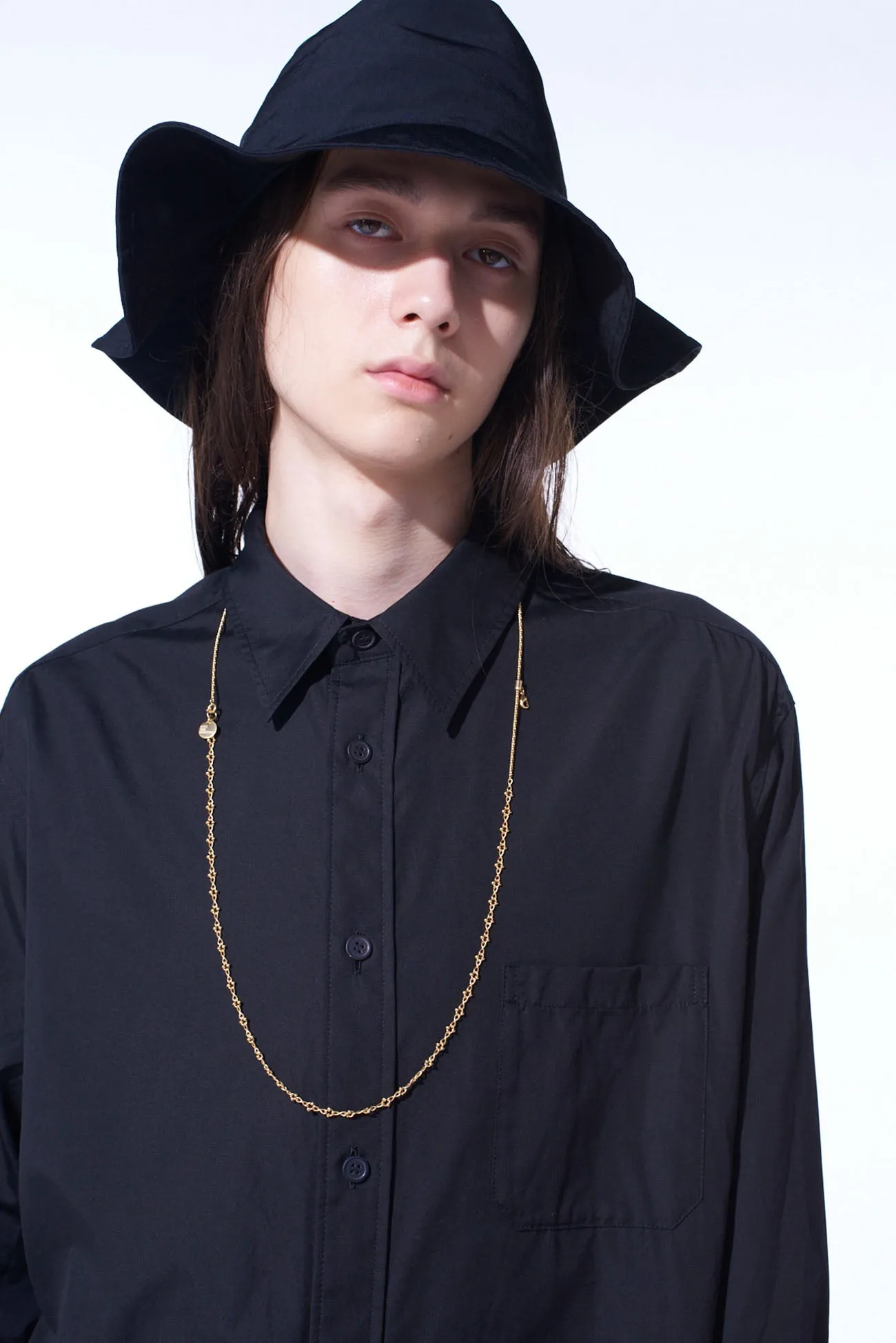 BRASS COMBINATION CHAIN NECKLACE sold by Yohji Yamamoto product image thumbnail 5
