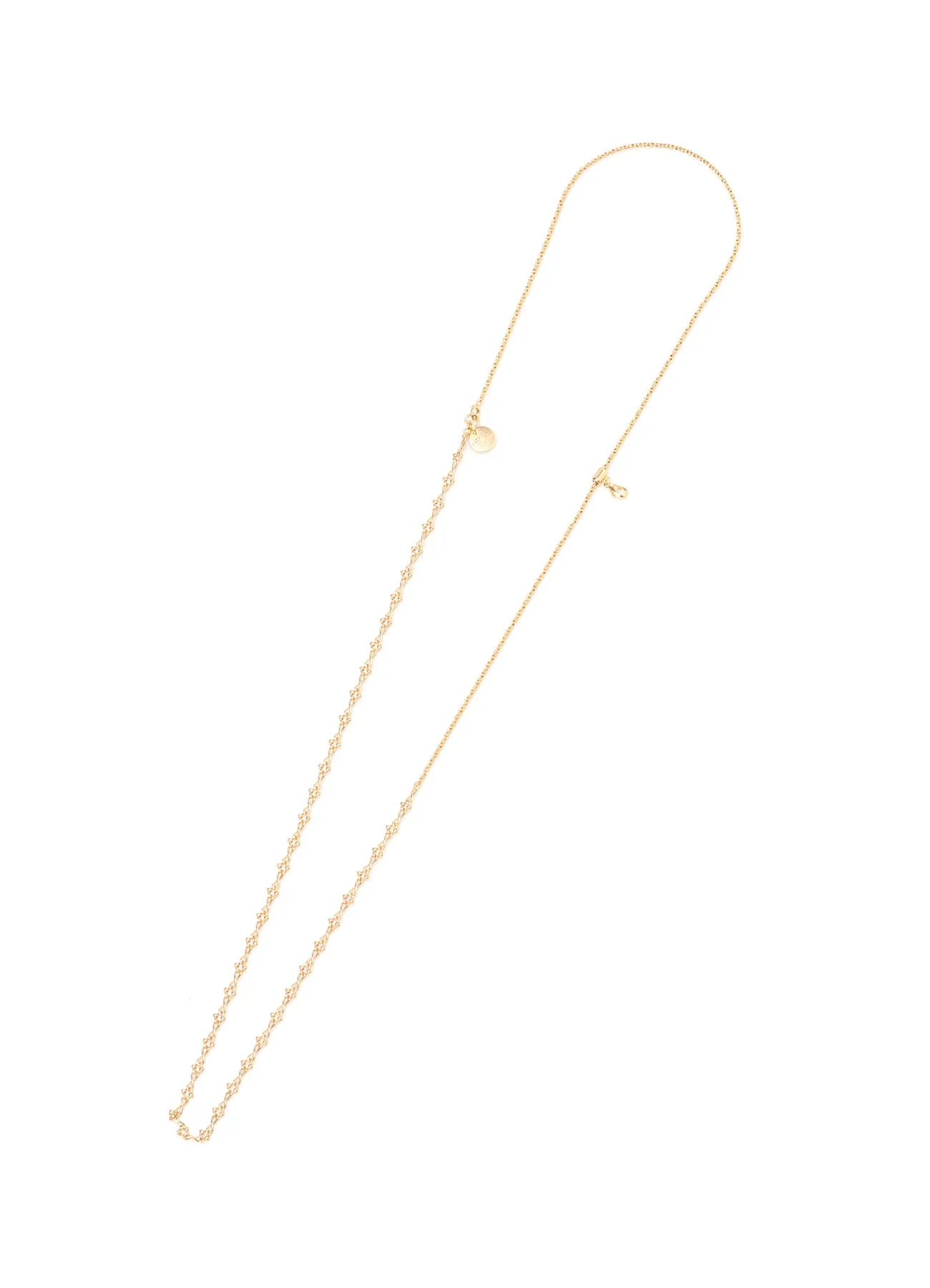 BRASS COMBINATION CHAIN NECKLACE sold by Yohji Yamamoto