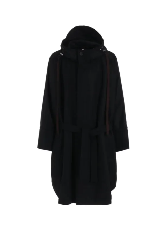 MELTON DOG EAR COAT sold by Yohji Yamamoto