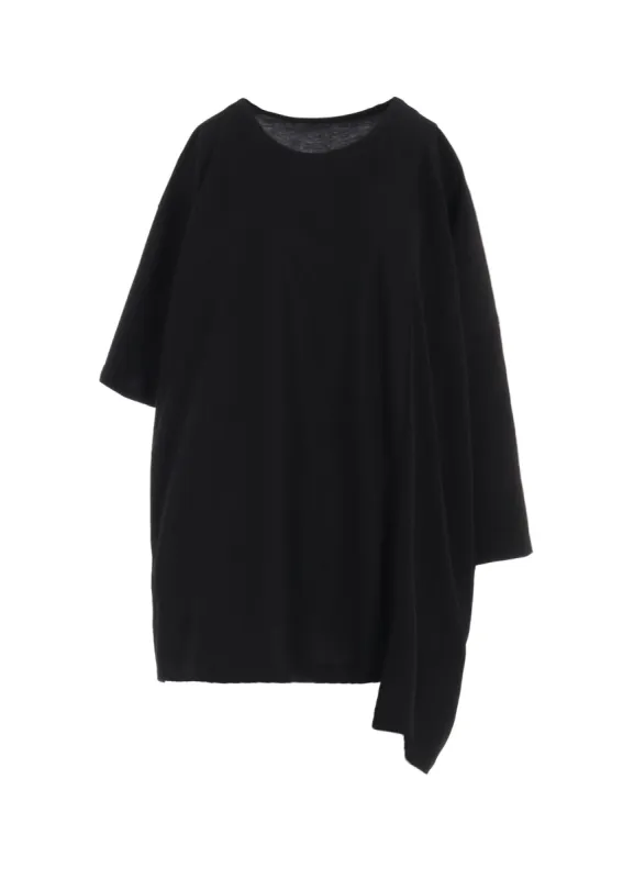 CREPE de CHINE LEFT DROP BLOUSE sold by Yohji Yamamoto
