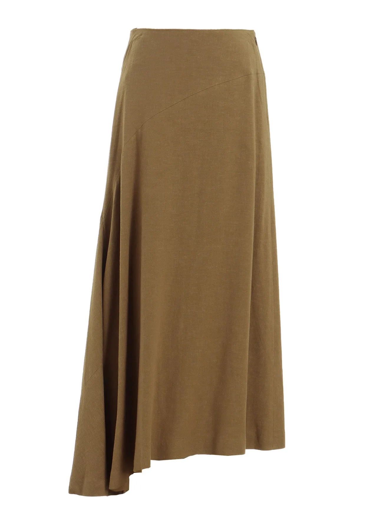 RY/LI CANVAS ASYMMETERIC FLARE SKIRT sold by Yohji Yamamoto product image thumbnail 2