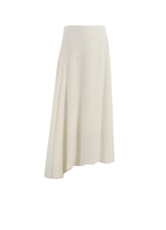 RY/LI CANVAS ASYMMETERIC FLARE SKIRT sold by Yohji Yamamoto