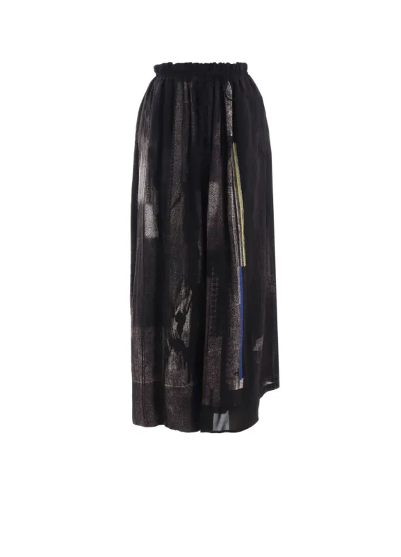 CU/LAWN DOUBLED STRING PANTS sold by Yohji Yamamoto