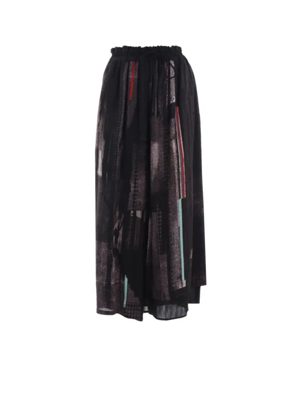 CU/LAWN DOUBLED STRING PANTS sold by Yohji Yamamoto