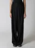 WOOL GABARDINE FRONT DOUBLE TUCKED PANTS sold by Yohji Yamamoto