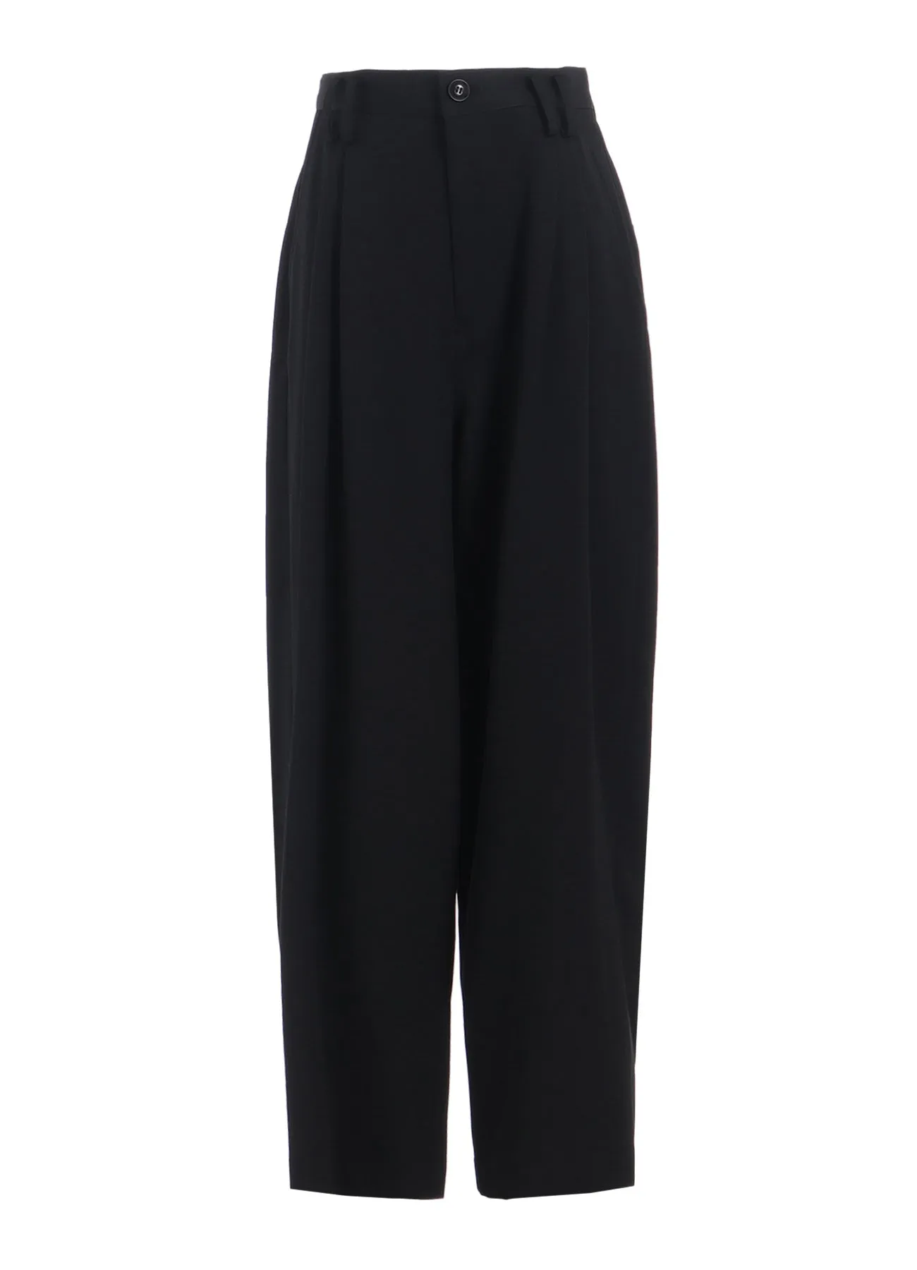 WOOL GABARDINE FRONT DOUBLE TUCKED PANTS sold by Yohji Yamamoto product image thumbnail 2