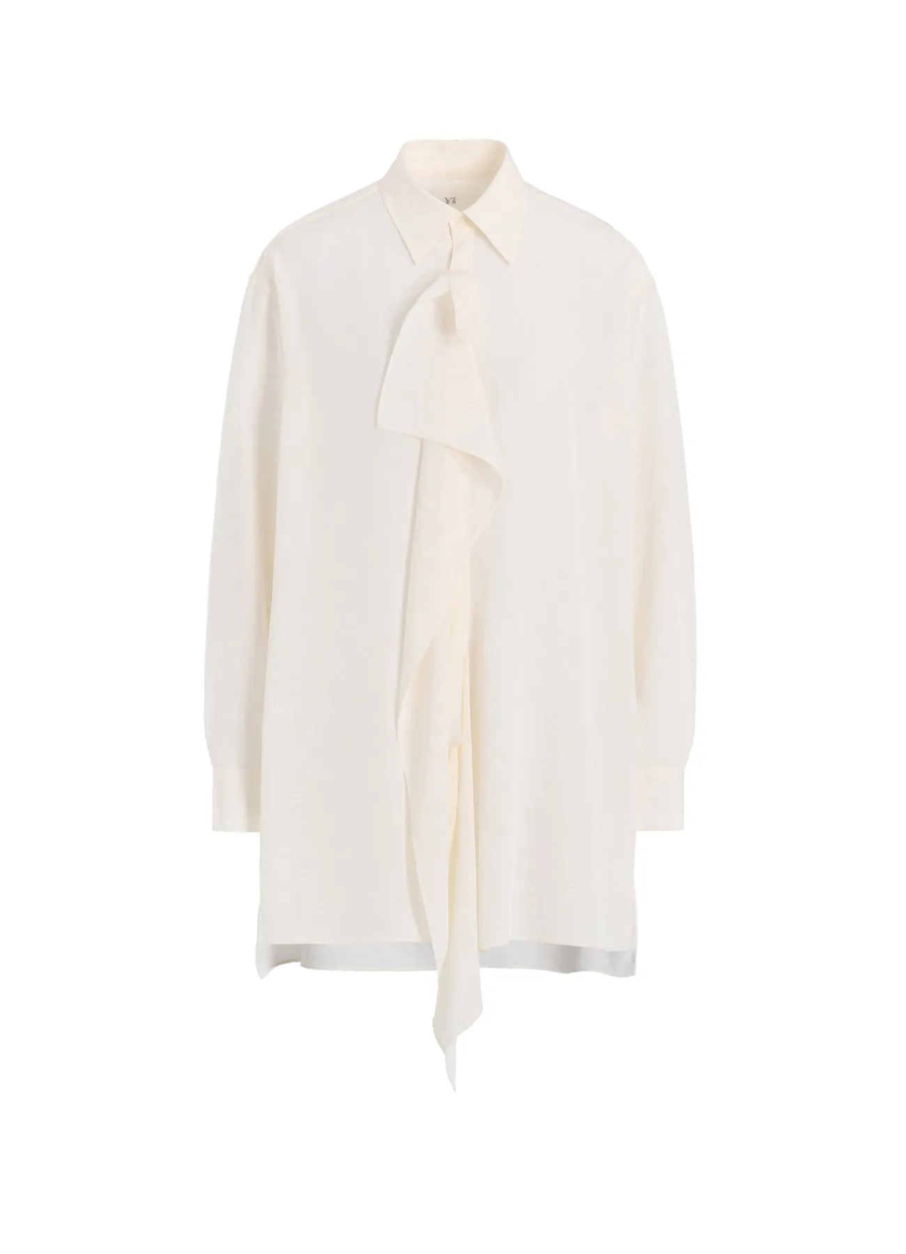 CREPE de CHINE CLOTH PLACKET BLOUSE sold by Yohji Yamamoto