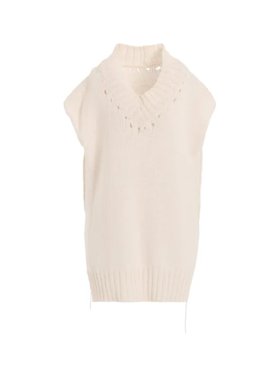 BROAD STITCH JERSEY LINKING VEST sold by Yohji Yamamoto